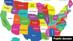 ແຜນທີ່ຂອງສະຫະລັດ