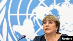 미첼 바첼레트 유엔 인권최고대표 (자료사진)