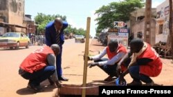 Amadou Menta, étudiant en géographie, membre d’Open Street Maps-Mali, à Bamako, le 29 août 2022.