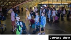 Ukraynalı uşaqlar Bakıda reabilitaysiya keçir (Foto Heydər Əliyev Fondunundur)