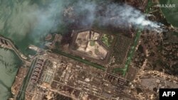 29일 촬영한 우크라이나 자파로자 원전 위성사진.