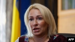 L'ambassadrice d'Ukraine à Pretoria Liubov Abravitova. (AFP)