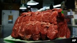 Daging merah di sebuah restoran di Philadelphia. (Foto: Ilustrasi)