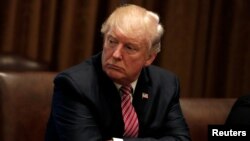 U.S. President Donald Trump at the White House in Washington, June 28, 2017. 