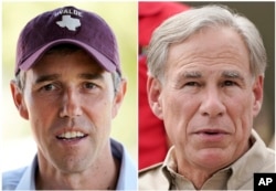 Republikanac Greg Abbott (desno) pobijedio je u utrci za guvernera Texasa demokratu Beta O'Rourkea (lijevo).