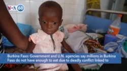 VOA60 Africa - UN: Millions in Burkina Faso do not have enough to eat 