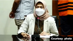 Tangkapan layar Anggota BPK Ismayatun (Courtesy: Youtube KPK).