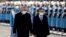 Turkish President Recep Tayyip Erdogan, left, and Israel's President Isaac Herzog inspect a military guard of honor during a welcome ceremony, in Ankara, Turkey, March 9, 2022.