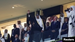 კატარის ემირი და ფიფას პრეზიდენტი; ჯანი ინფანტინო ბედნიერია, ფიფას მოგებამ 7,5 მილიარდ დოლარს მიაღწია