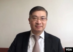 台湾香港协会理事长桑普。（取自采访视频）