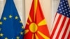 Знамиња на ЕУ, Северна Македонија и САД