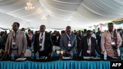 Les participants aux pourparlers de paix sur l'est de la République démocratique du Congo, à Nairobi le 30 novembre 2022.