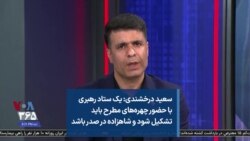 سعید درخشندی: یک ستاد رهبری با حضور چهره‌های مطرح باید تشکیل شود و شاهزاده در صدر باشد