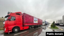 Azərbaycan Ukraynaya humanitar yardım olaraq elektrik avadanlıqları göndərib (Rəsmi foto, mənbə Xarici İşlər Nazirliyi)