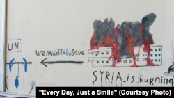 Though there are many single men in Derveni, families and children continue to live there too.