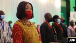 Shirley Ayorkor Botchwey, présidente du Conseil des ministres de la CEDEAO, lors du deuxième sommet extraordinaire sur la situation politique au Burkina Faso, à Accra, au Ghana, le 3 février 2022. 