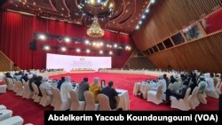 Des participants au pré-dialogue tchadien qui réunit le gouvernement et les groupes politico-militaires à Doha, au Qatar, le 15 mars 2022. (Photo: Abdelkerim Yacoub Koundoungoumi, coordonnateur du mouvement citoyen"Projet pour une alternance crédible".
