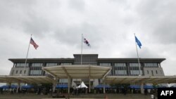 한국 평택 캠프 험프리스의 주한미군사령부.