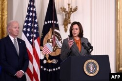 Rais wa Marekani Joe Biden na Makamu wa Rais Kamala Harris.