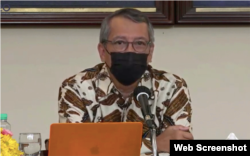 Staf Khusus Program Prioritas Kemlu RI dan Co-Sherpa G20, Dian Triansyah Djani. (VOA)