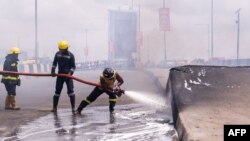 Cet incendie, qui s'est déclaré dans la matinée, survient au moment où le Nigeria fait face à des pannes d'électricité massives.
