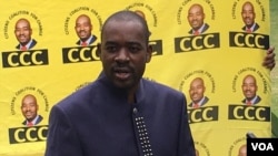 Nelson Chamisa, président du CCC, la Coalition des citoyens pour le changement, le 28 mars 2022.