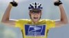 U.S. Postal Service Team rider Lance Armstrong of the United States raises his arms as he crosses the finish line to win the 204.5 km long 17th stage of the Tour de France from Bourd-d'Oisans to Le Grand Bornand, France, July 22, 2004. 