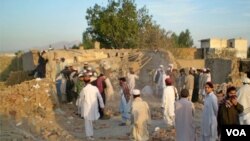 Pesawat tak berawak AS menghancurkan sebuah rumah di Miranshah, Waziristan utara (foto: dok.).