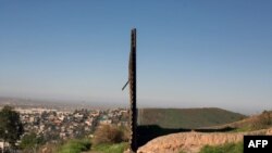 نمایی از سرحد بین ایالات متحده و مکسیکو