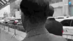 امتناع هیئت همراه پزشکیان و از پاسخ به خبرنگار صدای آمریکا: برای برادری چه می‌کنید؟ 