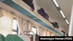 Cikin jirgin kasa daga Abuja zuwa Kaduna.