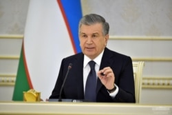Uzbek President Shavkat Mirziyoyev is seen in this undated photo. (Courtesy president.uz)