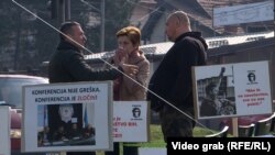 Otac nastradalog mladića Davor Dragičević postavio šator ispred zgrade Tužilaštva BiH u Sarajevu.