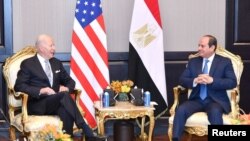 دیدار جو بایدن رئیس جمهوری آمریکا و عبدالفتاح السیسی رئیس جمهوری مصر در شرم‌الشیخ، مصر – ۱۱ نوامبر ۲۰۲۲