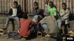 በሊስትሮ ስራ የሚተዳደሩ ወጣቶች