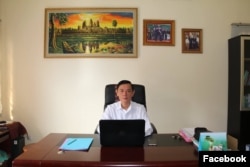 Dr. Chan Somnoble, deputy President of the Royal Academy of Cambodia and head of National Council for Khmer Language. (Courtesy photo from Facebook)