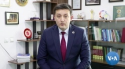 Bobur Bekmurodov, Uzbek parliamentarian and head of the Yuksalish National Movement, talks to VOA, in Tashkent, Uzbekistan, Oct. 13, 2020.