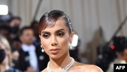 Brazilian singer Anitta arrives for the 2022 Met Gala at the Metropolitan Museum of Art on May 2, 2022, in New York.