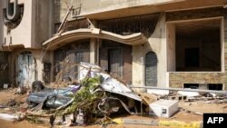 Posljedice poplava u Derni (Foto: The Press Office of Libyan Prime Minister / AFP)