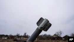 우크라이나 드니프로 지역에 떨어진 미사일 (자료사진)