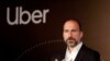 CEO Uber Dara Khosrowshahi berbicara kepada awak media dalam sebuah acara di New Delhi, India, pada 22 Oktober 2019. (Foto: Reuters/Anushree Fadnavis)
