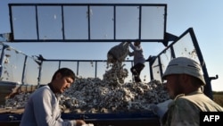 Uzbek Senate Chair Tanzila Narbayeva says her country aims to build a responsible production structure in cooperation with international brands and companies. Tashkent region, Uzbekistan, October 23, 2021.