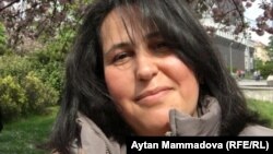 Journalist Aytan Mammadova (RFE/RL photo)