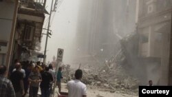 فرو ریختن برج متروپل در آبادان - آرشیو