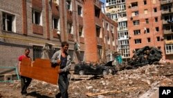 ბახმუტი, აღმოსავლეთ უკრაინა. 24 მაისი, 2022 წ.