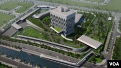 Taswirar sabon ofishin jakadancin Amurka da ake ginawa a Legas 