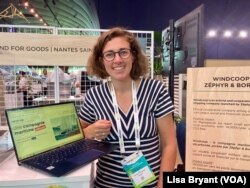 Louise Chopinet from French startup Windcoop, Paris, May 19, 2022.