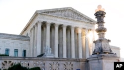 FILE - The U.S. Supreme Court in Washington, seen here on Nov. 10, 2020, ruled Tuesday that the state of Maine may not bar religious schools from a tuition assistance program.