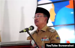 Bupati Cianjur Herman Suherman. (Foto: screenshot)