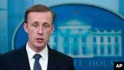 제이크 설리번 미국 백악관 국가안보보좌관이 18일 브리핑을 했다.
